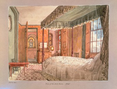 View of the Bed Room, 1825 by Charles James Richardson